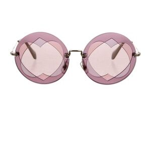 Miu Miu Pink Heart Sunglasses
